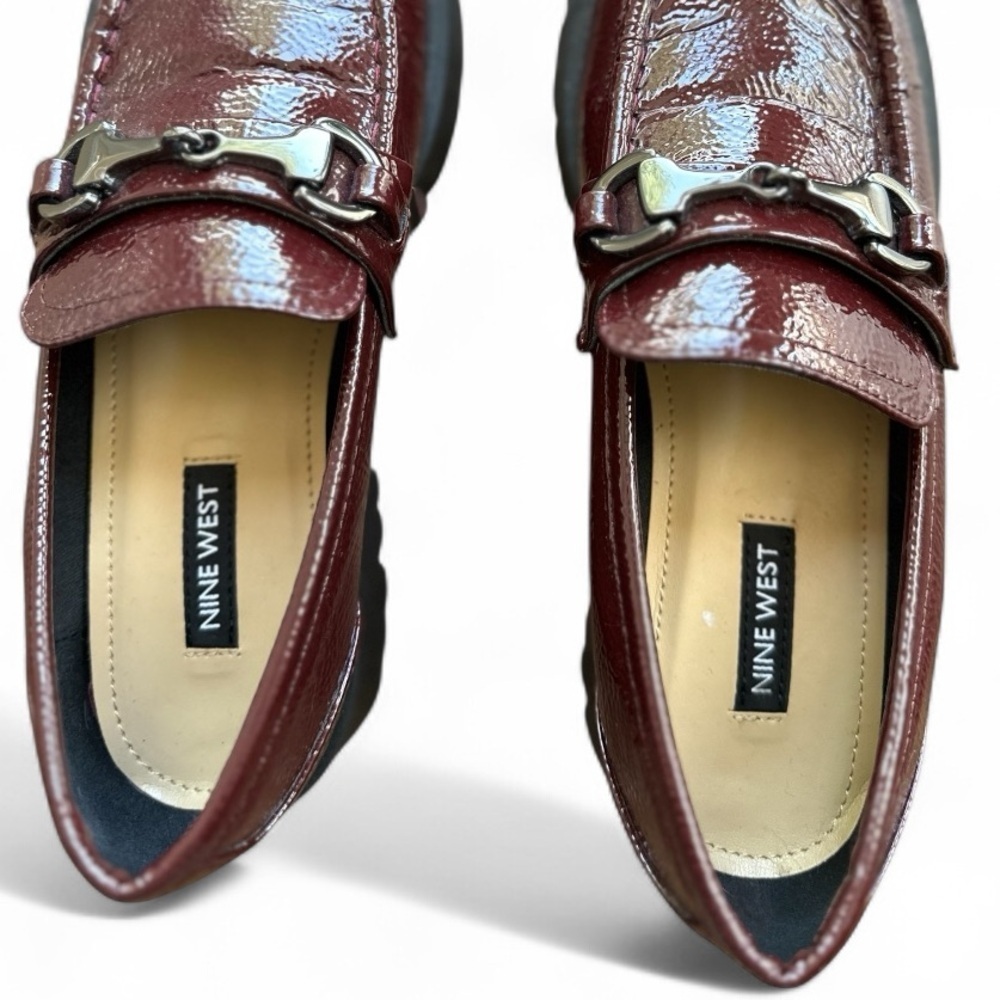 Nine West Women's Gonehome Lug Sole Loafers Size 6.5 - Picture 4 of 5